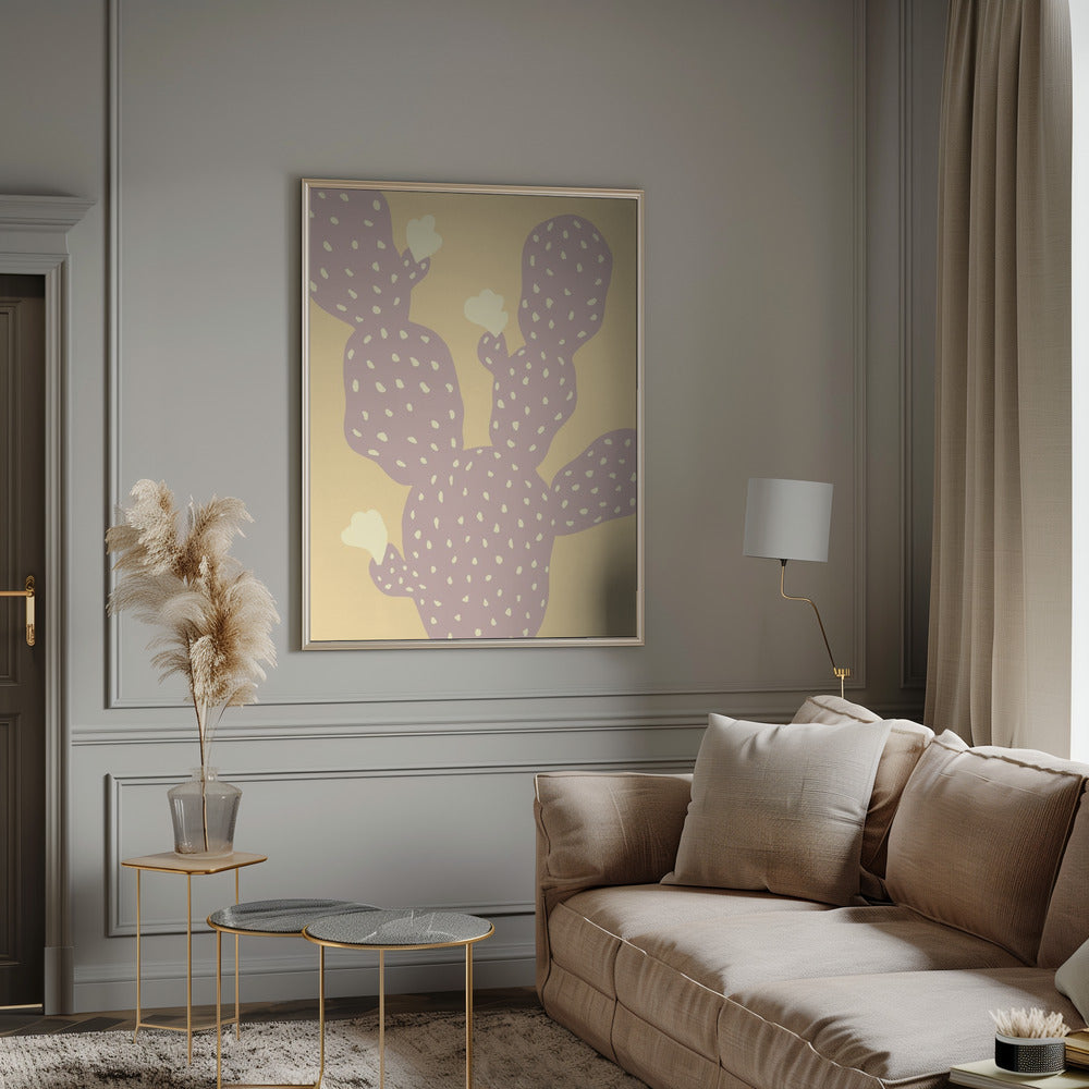 Cactus Yellow Poster